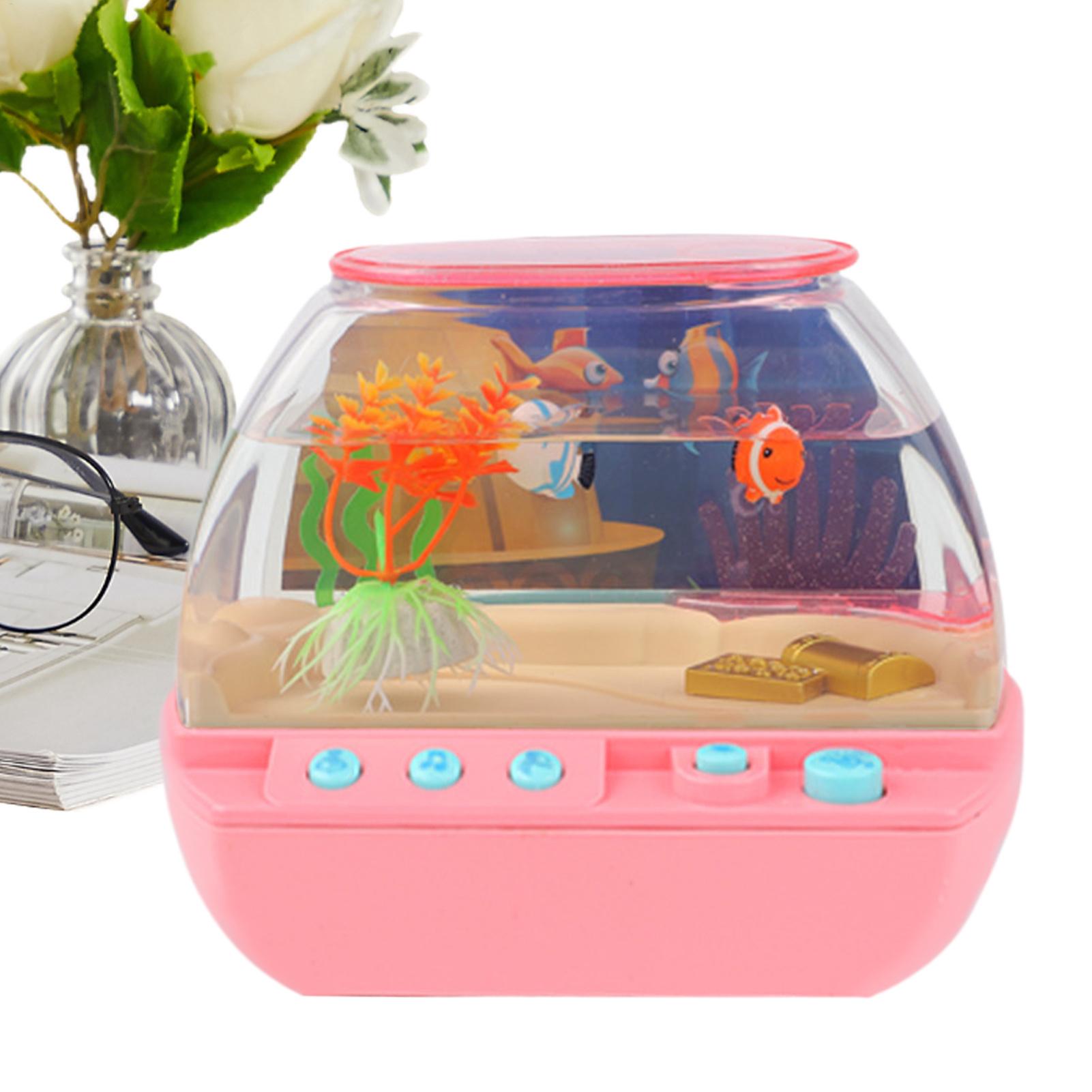 Music - Aquarium jouet décoratif avec musique et