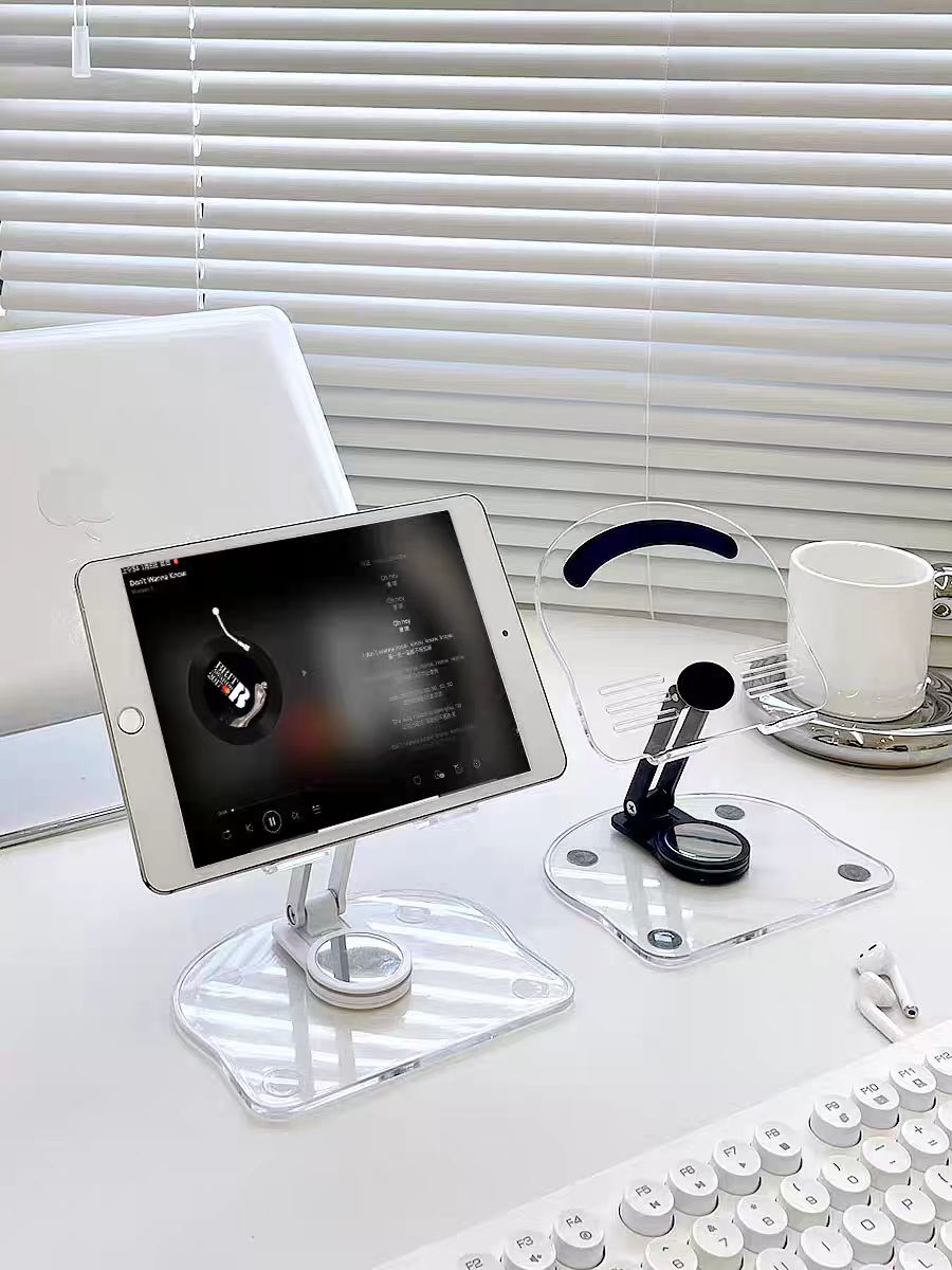 Clear Acrylic Book Stand Holder - Support de livre en acrylique support