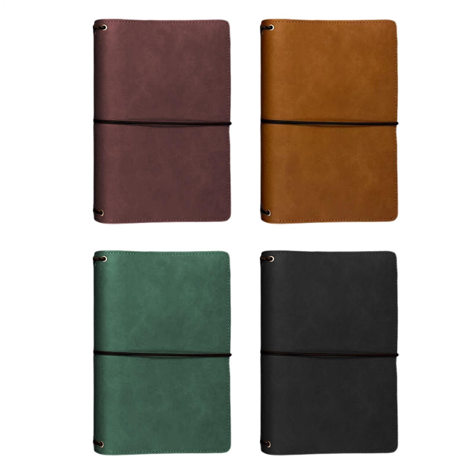 Vintage Leather Journal Notebook - Couverture de carnet A5 en cuir