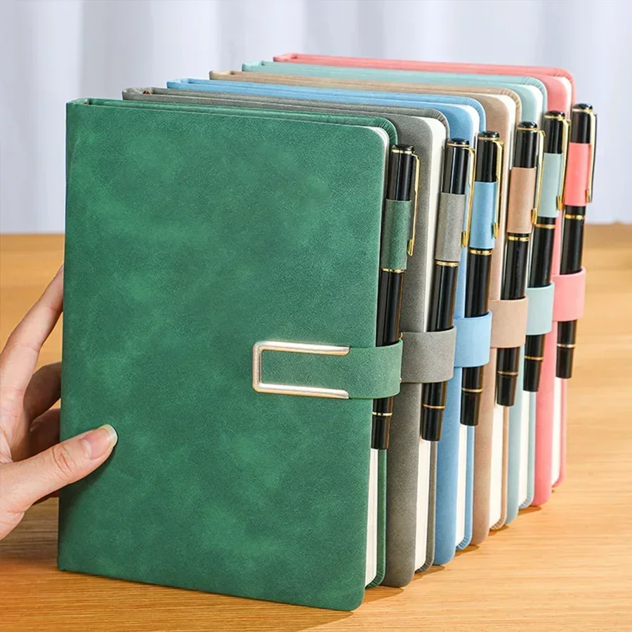 Vintage Leather Journal Notebook - 1 carnet en cuir A5 vintage
