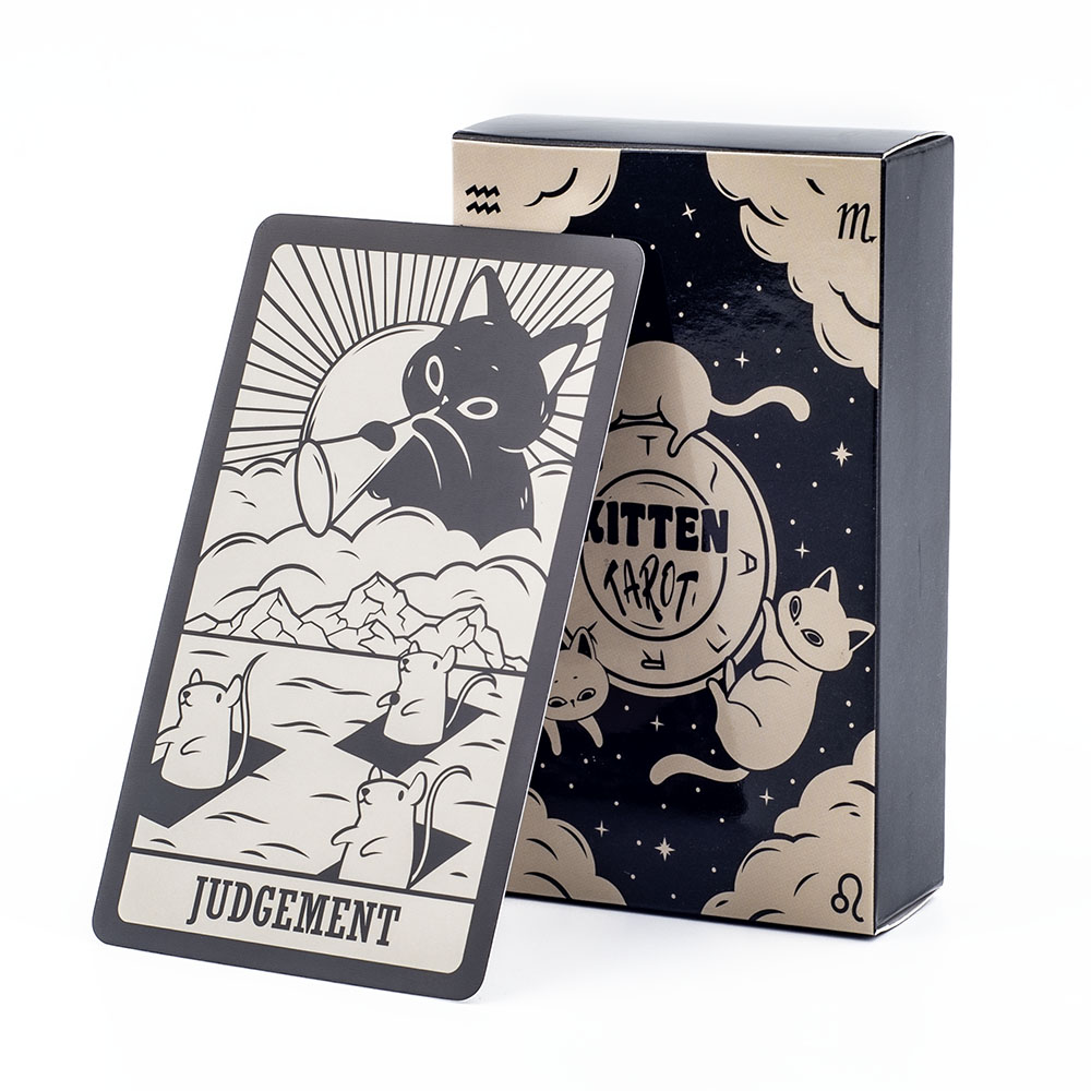 Jeu de Tarot chaton 78 pièces, - Tarot Deck With Guidebook avis et prix
