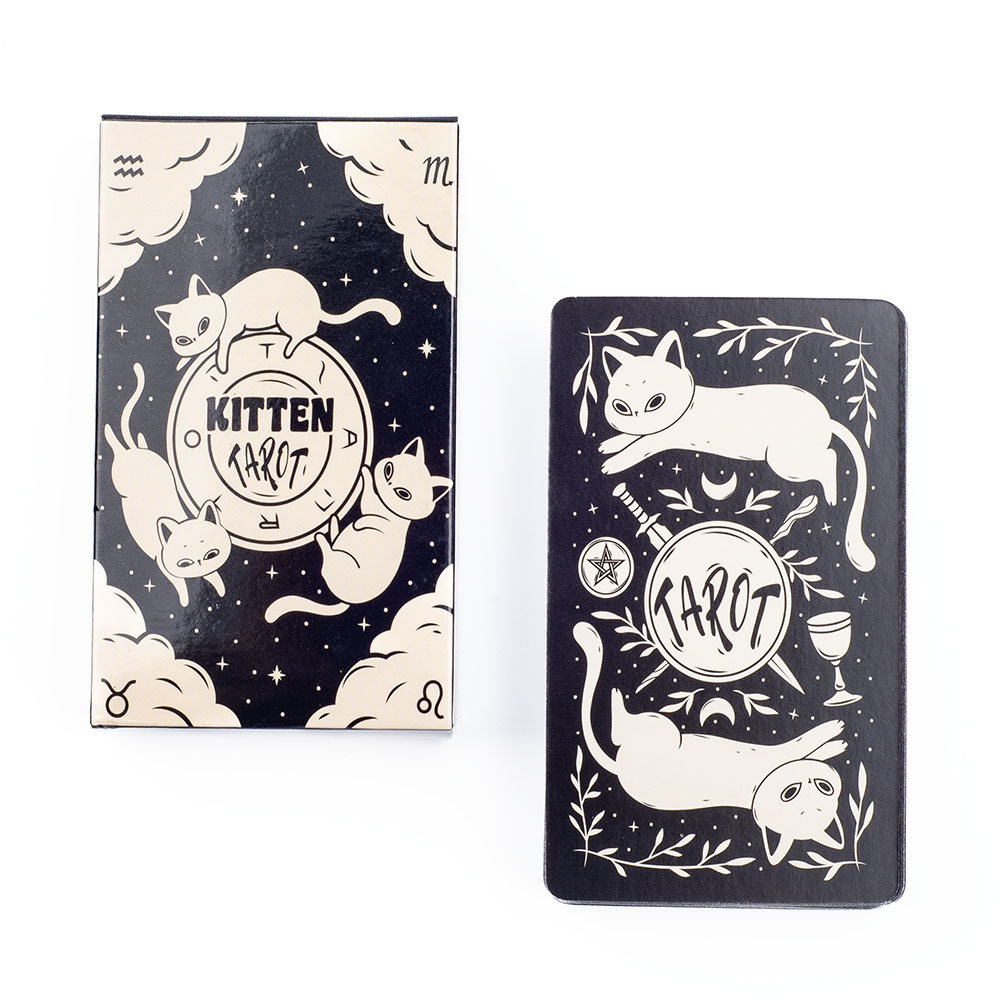Jeu de Tarot chaton 78 pièces, - Tarot Deck With Guidebook avis et prix