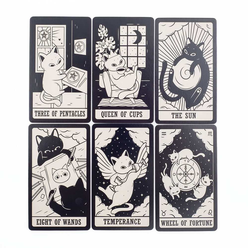 Jeu de Tarot chaton 78 pièces, - Tarot Deck With Guidebook avis et prix