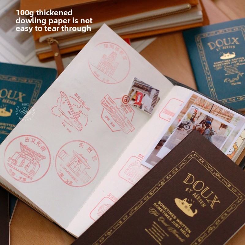 Carnet de voyage Fromthenon av - Vintage Leather Journal Notebook avis et prix