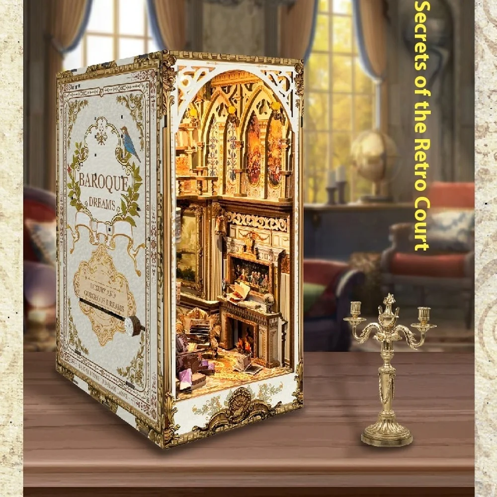 Analyste de modèles miniatures - Diy Wooden Book Nook Kit Shelf Insert avis et prix