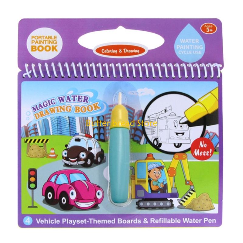 Livre dessin à l'eau magique r - Reusable Water Magic Coloring Book avis et prix