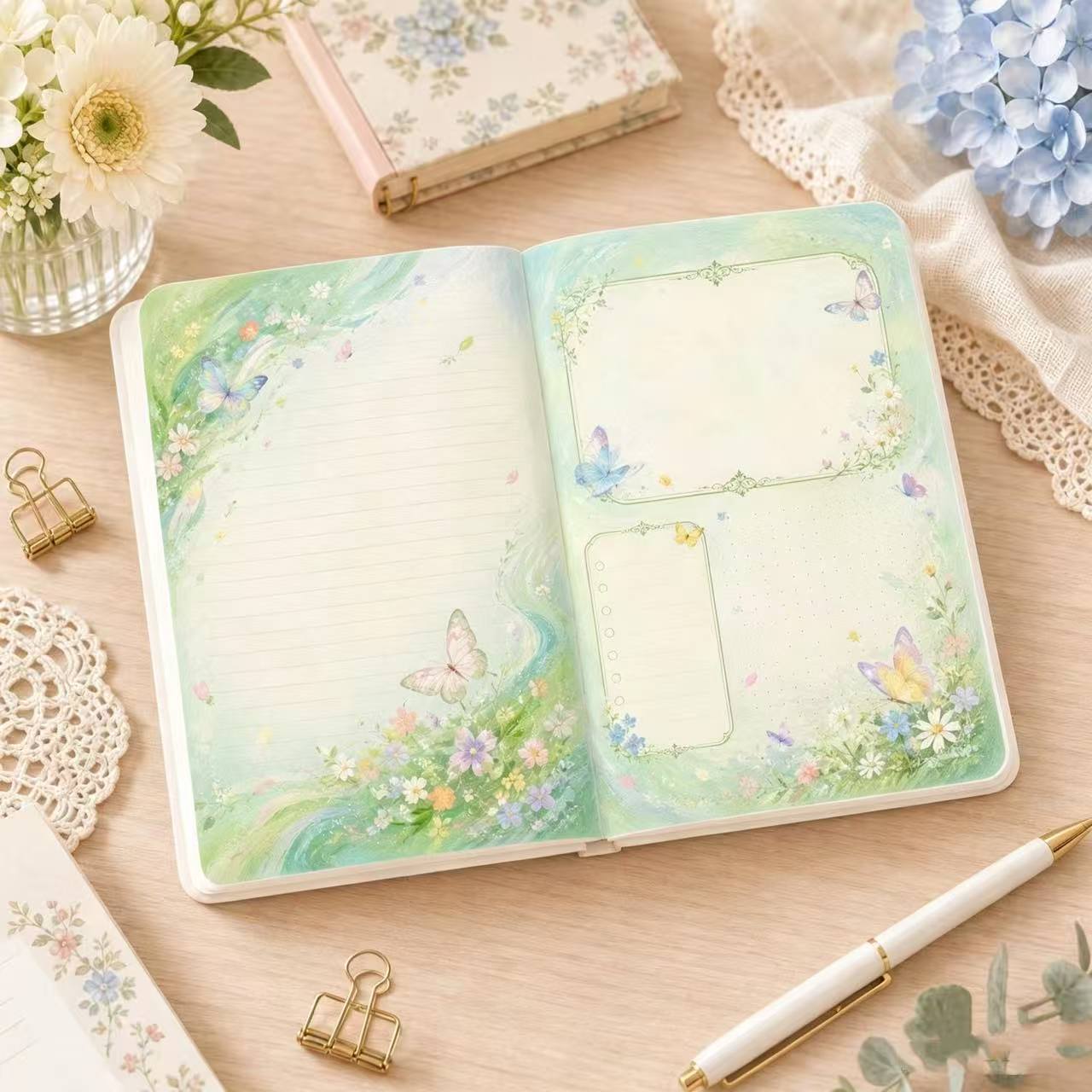 Carnet en cuir vintage à motif - Vintage Leather Journal Notebook avis et prix