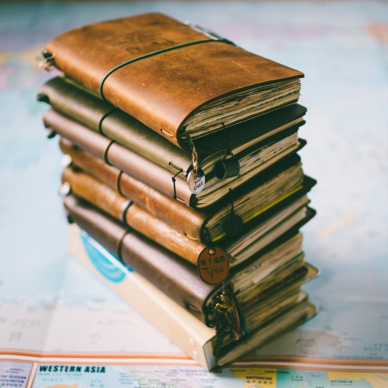 Cahier de couverture en cuir r - Vintage Leather Journal Notebook avis et prix