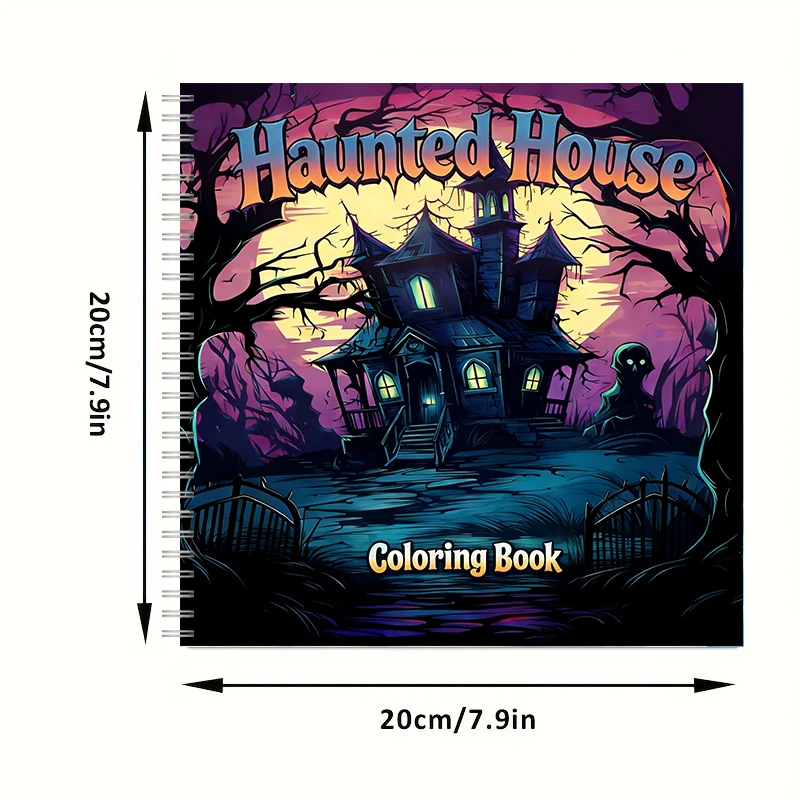 Livre de coloriage Maison Hant - Adult Coloring Book Stress Relief avis et prix