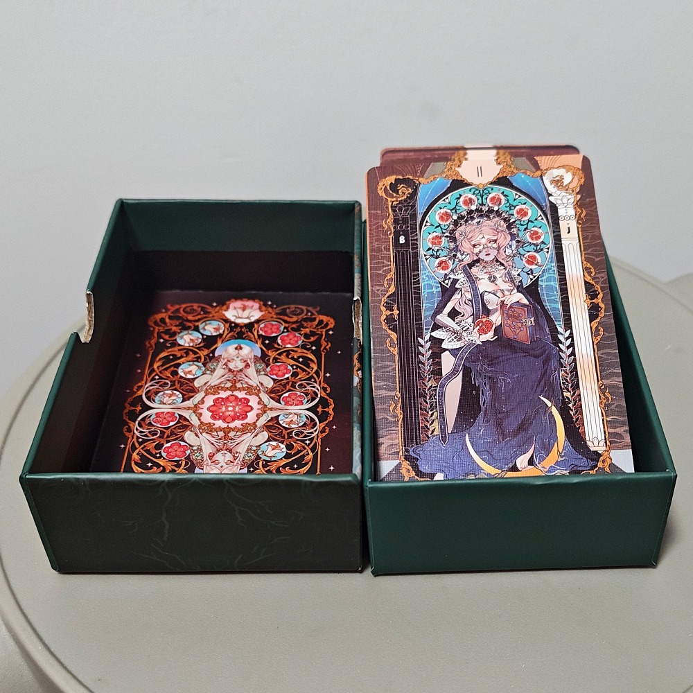 Cartes de tarot Art Nouveau à  - Tarot Deck With Guidebook avis et prix