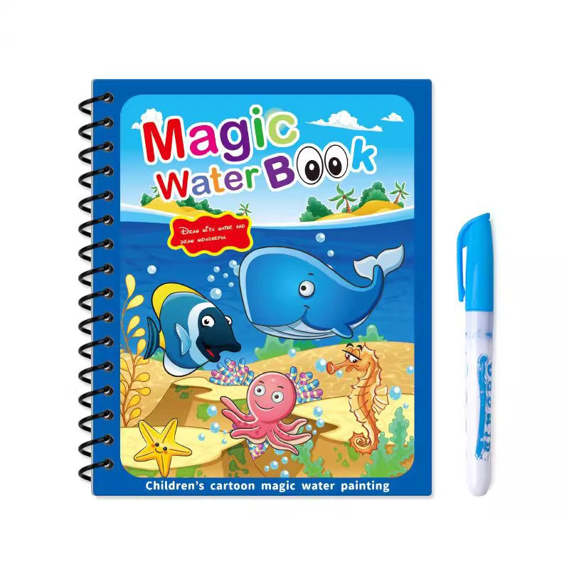 Livre magique à l'eau avec sty - Reusable Water Magic Coloring Book avis et prix
