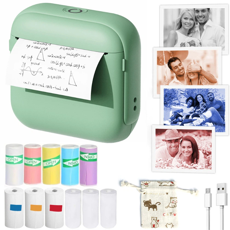 Mini imprimante thermique sans - Mini Pocket Thermal Printer Paper Roll avis et prix