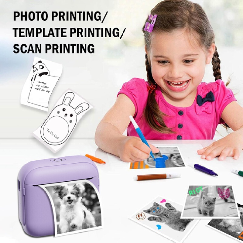 Mini imprimante thermique sans - Mini Pocket Thermal Printer Paper Roll avis et prix