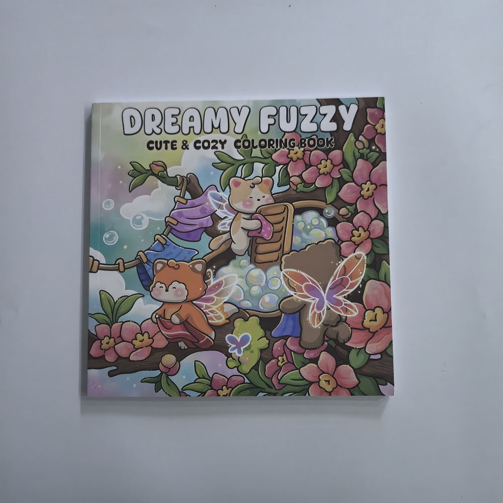 Livre de coloriage Dreamy Fuzz - Adult Coloring Book Stress Relief avis et prix