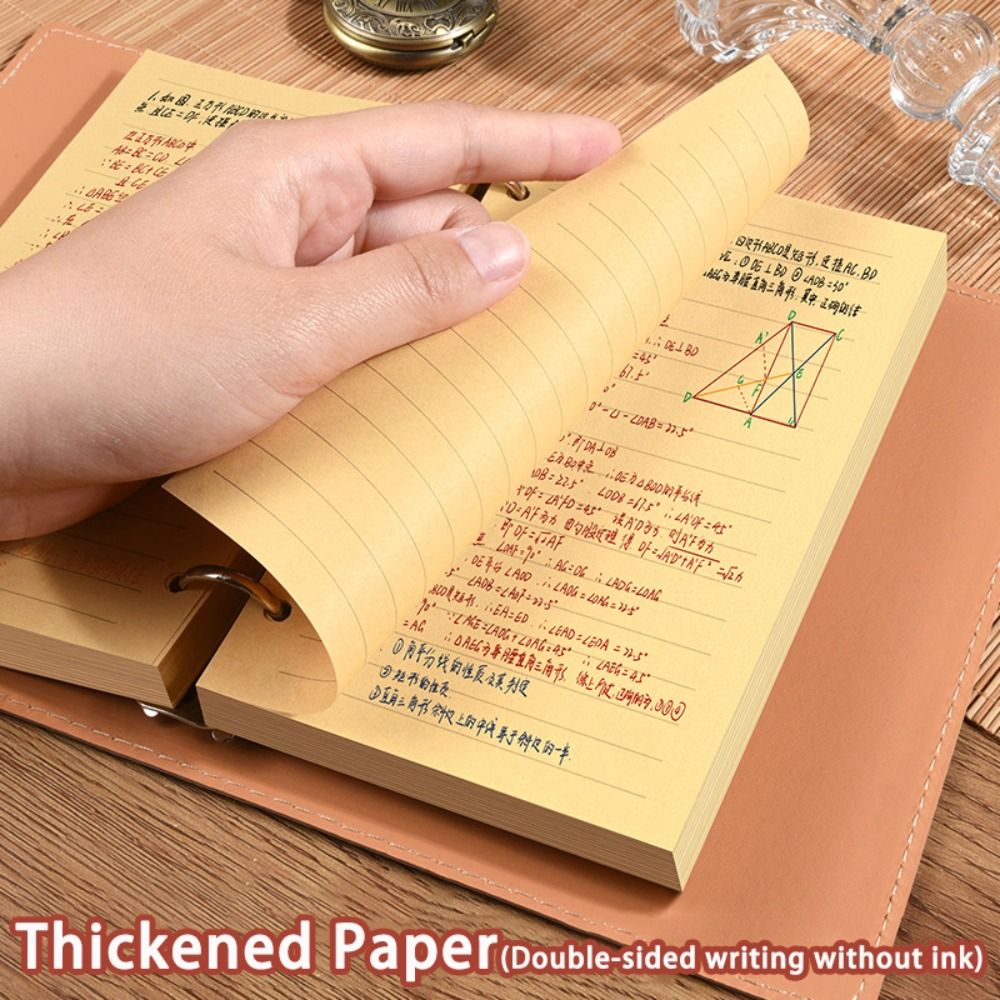 Carnet vintage A5/A6 à feuille - Vintage Leather Journal Notebook avis et prix